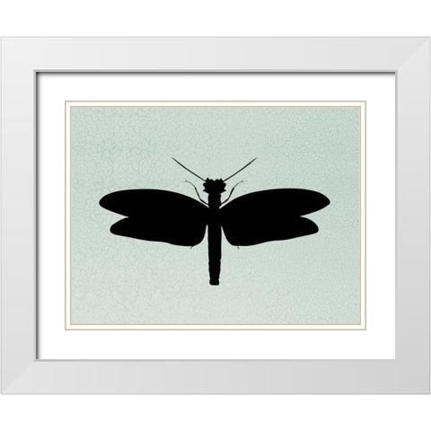 Wind Songs II White Modern Wood Framed Art Print with Double Matting by Ziffer, Josef