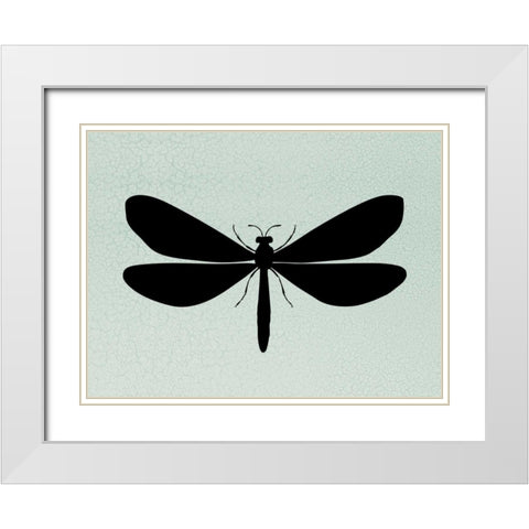 Wind Songs IV White Modern Wood Framed Art Print with Double Matting by Ziffer, Josef