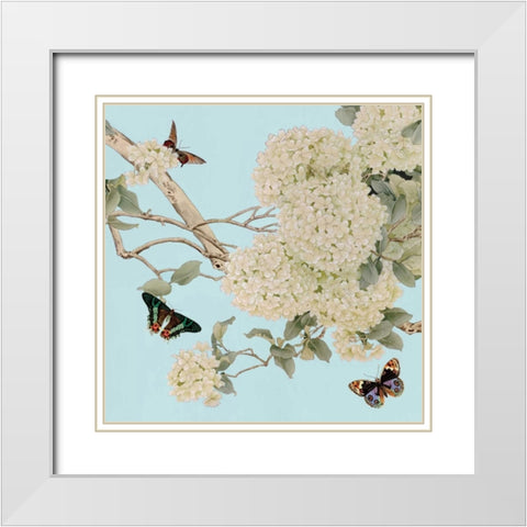 Endless Summer II White Modern Wood Framed Art Print with Double Matting by Chang, Liu