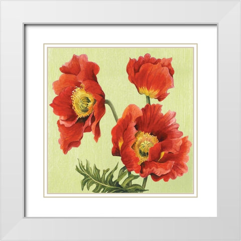 Chelsea Sensation II White Modern Wood Framed Art Print with Double Matting by Shelby, Judy