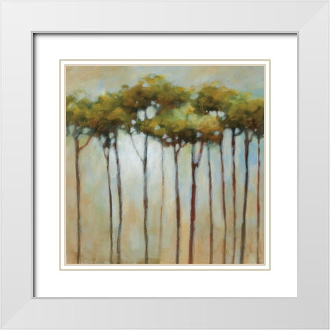 Standing Tall I White Modern Wood Framed Art Print with Double Matting by Roth, Jack