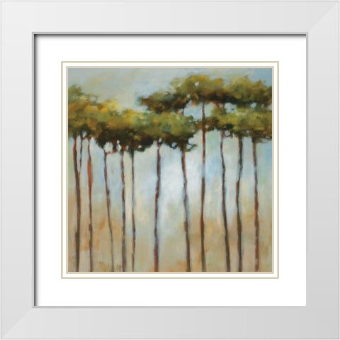 Standing Tall II White Modern Wood Framed Art Print with Double Matting by Roth, Jack