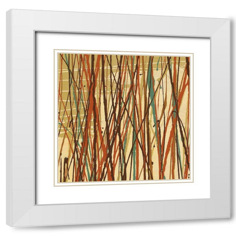 Contempo II White Modern Wood Framed Art Print with Double Matting by Prentice, Susan