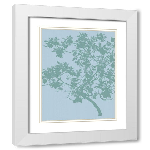 All American II White Modern Wood Framed Art Print with Double Matting by Davies, Susan