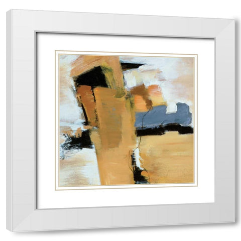 Triumph I White Modern Wood Framed Art Print with Double Matting by Davies, Susan