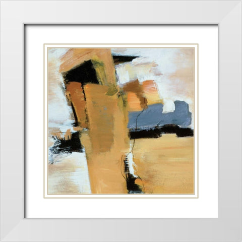 Triumph I White Modern Wood Framed Art Print with Double Matting by Davies, Susan
