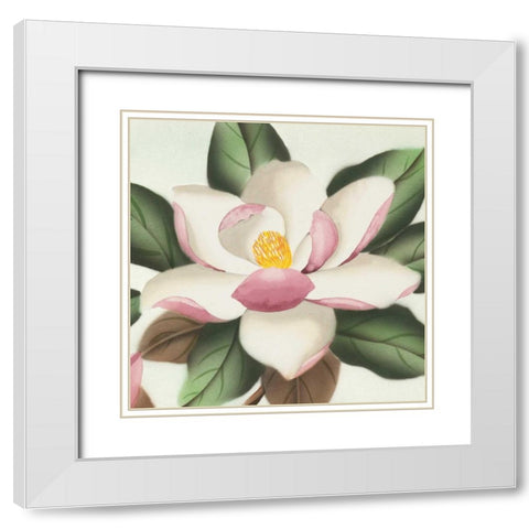 Signs of Spring II White Modern Wood Framed Art Print with Double Matting by Chilton, Sarah E