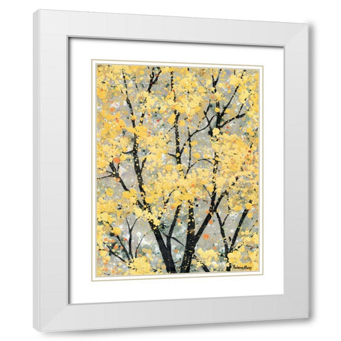 Early Spring I White Modern Wood Framed Art Print with Double Matting by Alves, Helena