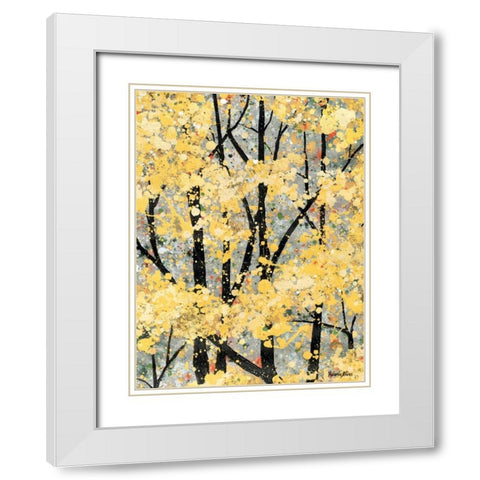 Early Spring II White Modern Wood Framed Art Print with Double Matting by Alves, Helena