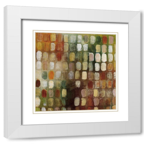 Divisions White Modern Wood Framed Art Print with Double Matting by Roth, Jack