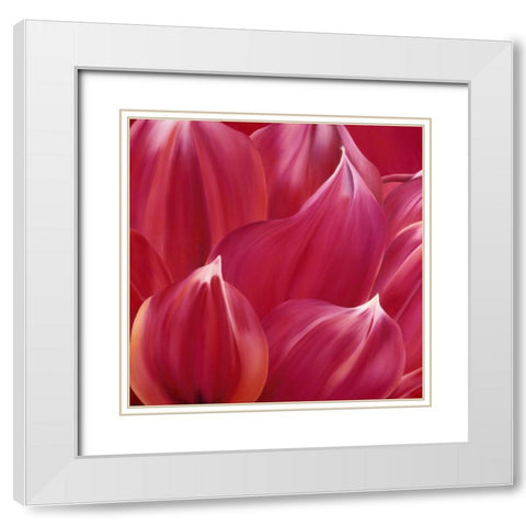 Close up  White Modern Wood Framed Art Print with Double Matting by Poelstra-Holzhaus, Yvonne