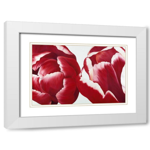 Together White Modern Wood Framed Art Print with Double Matting by Poelstra-Holzhaus, Yvonne