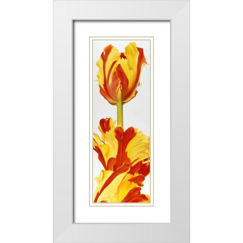Taller then you! White Modern Wood Framed Art Print with Double Matting by Poelstra-Holzhaus, Yvonne