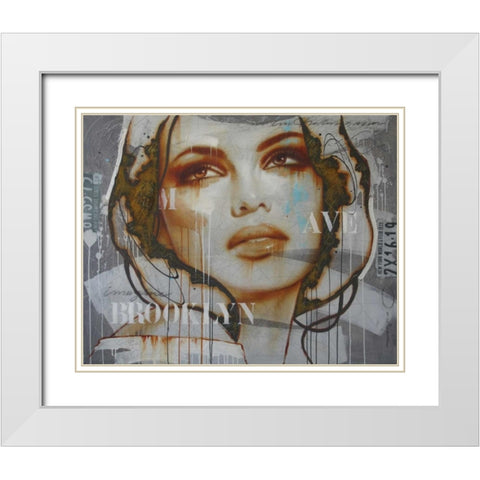 Imagine  White Modern Wood Framed Art Print with Double Matting by Jochem, Hans