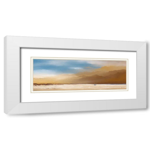 Clouds IV White Modern Wood Framed Art Print with Double Matting by Paus, Hans