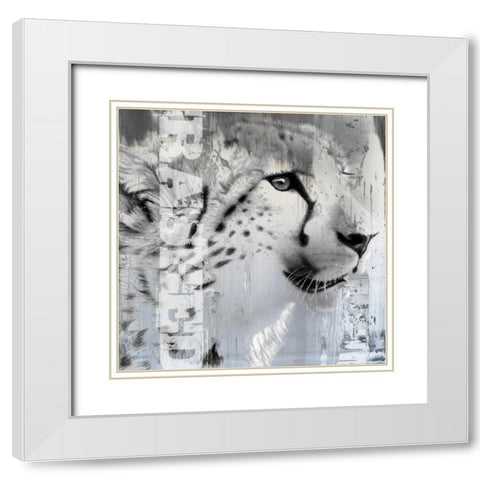 Rashed I White Modern Wood Framed Art Print with Double Matting by Baker, Micha