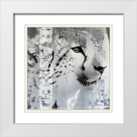 Rashed I White Modern Wood Framed Art Print with Double Matting by Baker, Micha