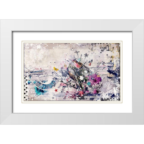 Bigger better White Modern Wood Framed Art Print with Double Matting by Albers, Teis