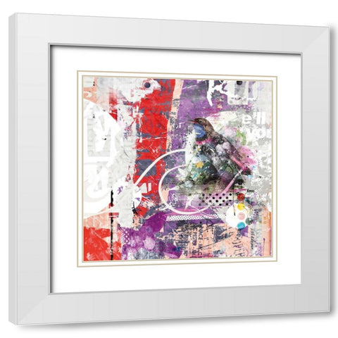 Nestology White Modern Wood Framed Art Print with Double Matting by Albers, Teis