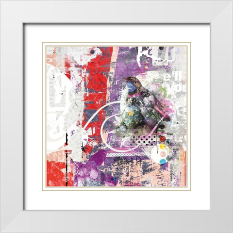 Nestology White Modern Wood Framed Art Print with Double Matting by Albers, Teis