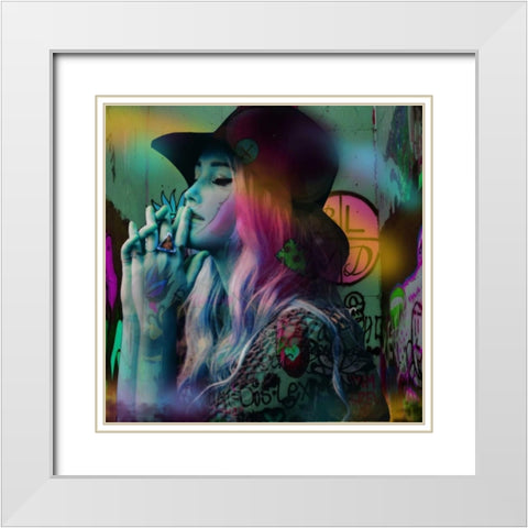 Charlie White Modern Wood Framed Art Print with Double Matting by de Haas, Mascha