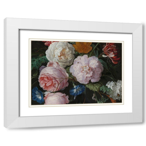Botanic II White Modern Wood Framed Art Print with Double Matting by Heem, JD