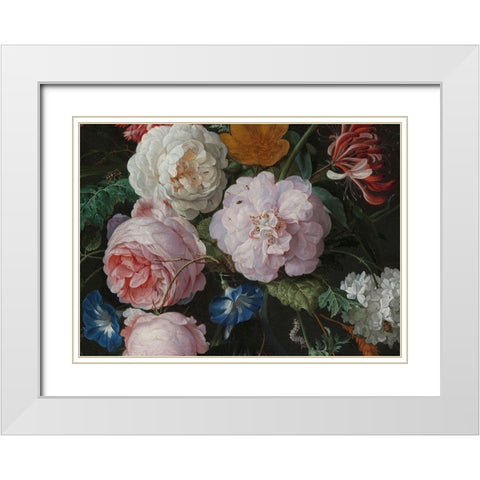 Botanic II White Modern Wood Framed Art Print with Double Matting by Heem, JD