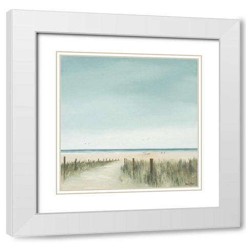 Sunny morning II White Modern Wood Framed Art Print with Double Matting by Paus, Hans