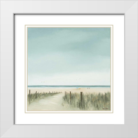 Sunny morning II White Modern Wood Framed Art Print with Double Matting by Paus, Hans
