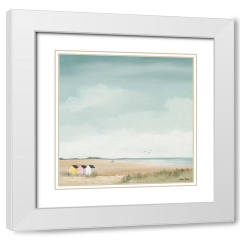 Sunny morning III White Modern Wood Framed Art Print with Double Matting by Paus, Hans