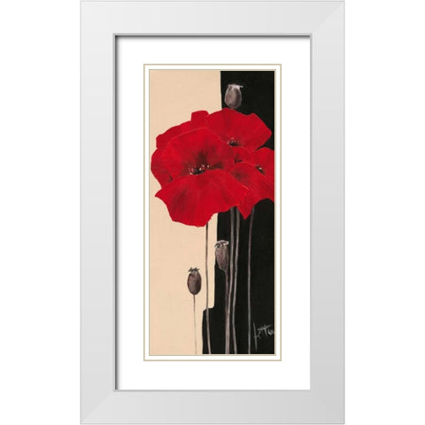 Refined II White Modern Wood Framed Art Print with Double Matting by Roseboom, Jettie