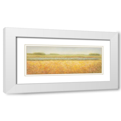 View White Modern Wood Framed Art Print with Double Matting by Dolieslager, Hans
