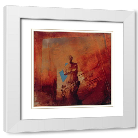 Venus van Milo White Modern Wood Framed Art Print with Double Matting by Vriesendorp, Heleen