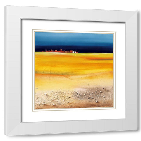 Imagination I White Modern Wood Framed Art Print with Double Matting by Jauneau, Jean