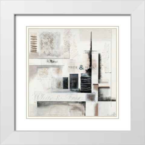 La future White Modern Wood Framed Art Print with Double Matting by Oudkerk, Marie-Louise