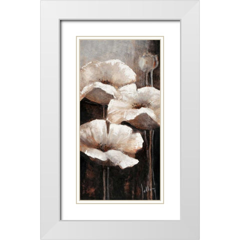 Ambiance III White Modern Wood Framed Art Print with Double Matting by Roseboom, Jettie