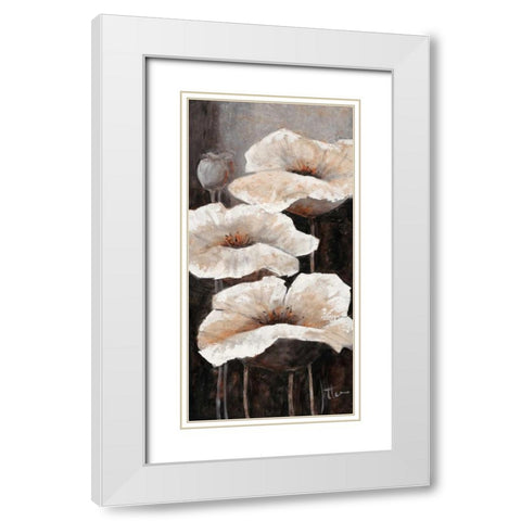 Ambiance IV White Modern Wood Framed Art Print with Double Matting by Roseboom, Jettie