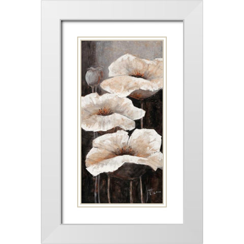 Ambiance IV White Modern Wood Framed Art Print with Double Matting by Roseboom, Jettie