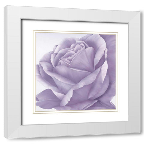 Magnificence II White Modern Wood Framed Art Print with Double Matting by Poelstra-Holzhaus, Yvonne