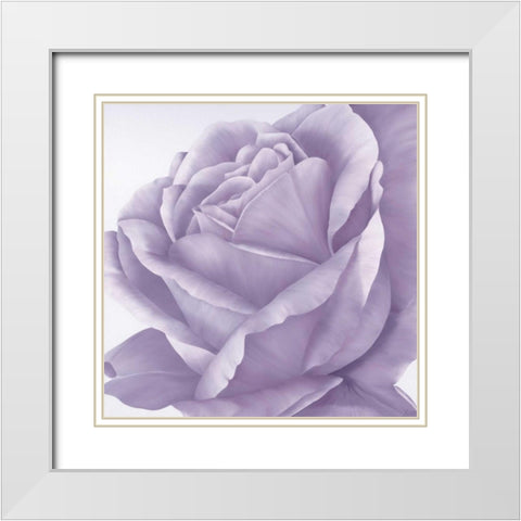 Magnificence II White Modern Wood Framed Art Print with Double Matting by Poelstra-Holzhaus, Yvonne