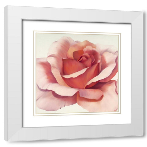 Magnificence IV White Modern Wood Framed Art Print with Double Matting by Poelstra-Holzhaus, Yvonne