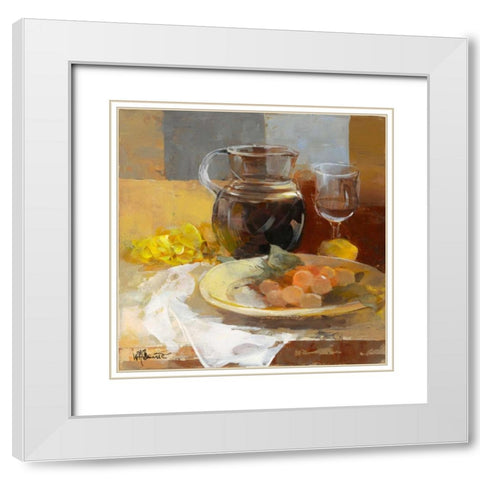 A good taste II White Modern Wood Framed Art Print with Double Matting by Haenraets, Willem