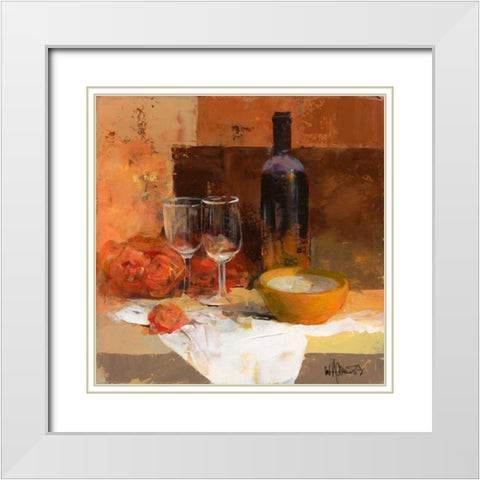 A good taste III White Modern Wood Framed Art Print with Double Matting by Haenraets, Willem
