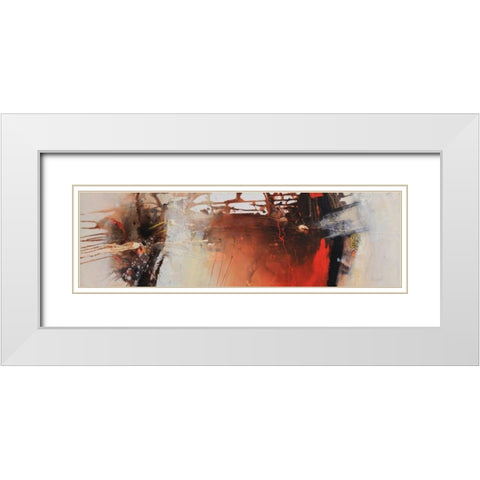 Emotional Rescue 8 White Modern Wood Framed Art Print with Double Matting by Hansl, Alfred