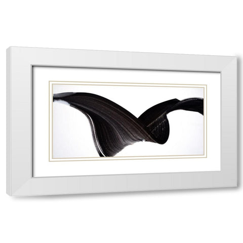Flug White Modern Wood Framed Art Print with Double Matting by Jungk, Andreas