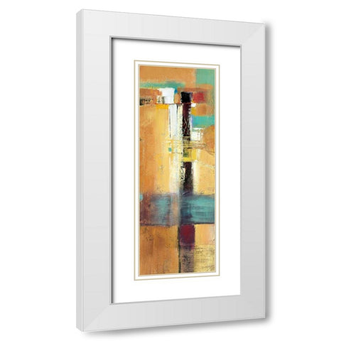 Southern Heights I White Modern Wood Framed Art Print with Double Matting by Danckaert, Bea