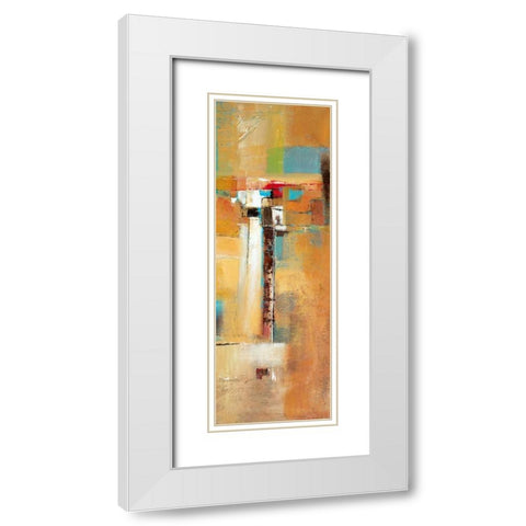 Souther Heights II White Modern Wood Framed Art Print with Double Matting by Danckaert, Bea