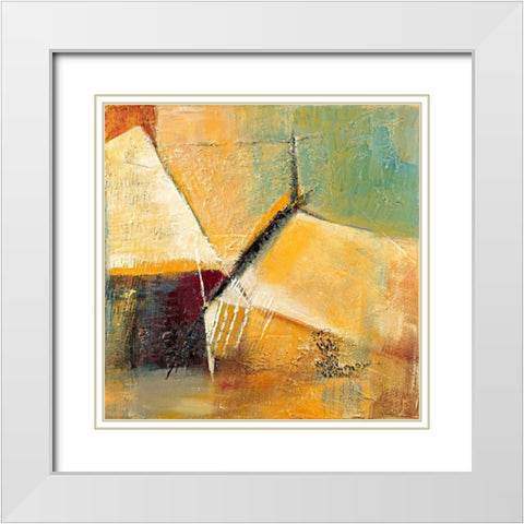 Fly to heaven White Modern Wood Framed Art Print with Double Matting by Danckaert, Bea