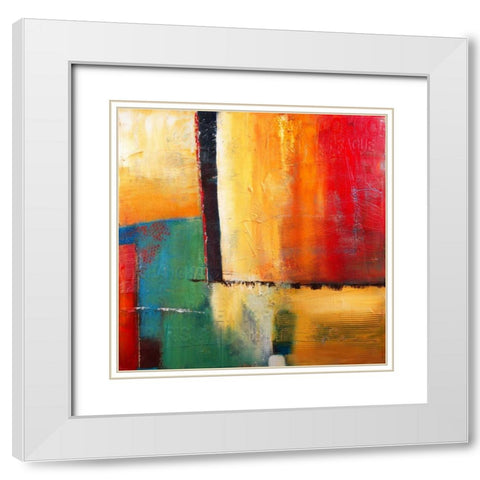 City Lifes White Modern Wood Framed Art Print with Double Matting by Danckaert, Bea