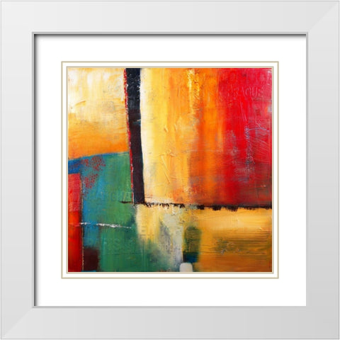 City Lifes White Modern Wood Framed Art Print with Double Matting by Danckaert, Bea